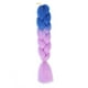 thumbnail image 1 of Zhuge Extensiones de cabello trenzado para mujeres, 6 paquetes de 100 g/paquete, 24 pulgadas, de azul oscuro a violeta claro, 1 of 2