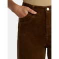 thumbnail image 4 of Time and Tru Women's and Women's Plus Corduroy Seamed Wide Leg Pants, 31" Inseam, Sizes 2-22, 4 of 5