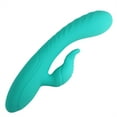 thumbnail image 2 of Pink B.O.B. Rechargeable Ribbed Vibrating Rabbit Dual Stimulator, 2 of 7
