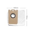 thumbnail image 2 of 10 Pcs Replacement Dust Bags For Xiaomi Viomi S9 Robot Vacuum Cleaner, 2 of 5