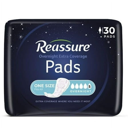 G3C5813LReassure Extra Coverage Overnight Pad - 60 per Case