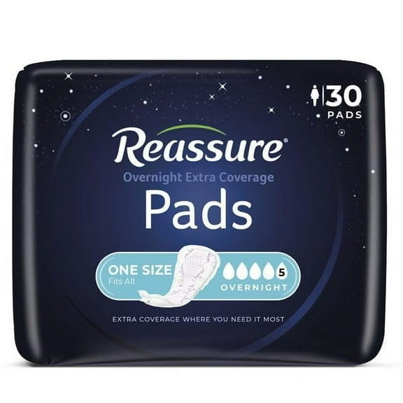 G3C5813LReassure Extra Coverage Overnight Pad - 60 per Case
