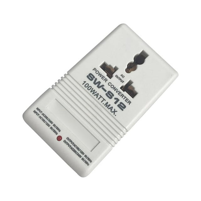 Convertidor de voltaje portátil Sidaley 110V a 220V Blanco S12 1000W