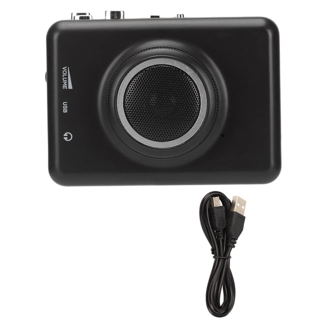 Convertidor de casete a MP3, reproductor de cinta de casete USB estéreo HiFi retro con altavoz desmontable