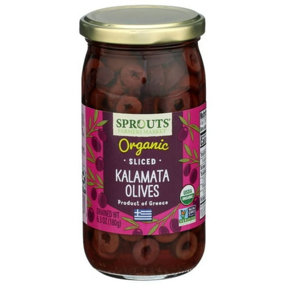 SPT Organic Sliced Kalamata Olives 6.3 oz