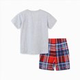 thumbnail image 6 of Toddler Boy Summer Clothes Cotton Short Sleeve T Shirt And Short Clothing Set With Pockets Outfits 2-7T, 6 of 7