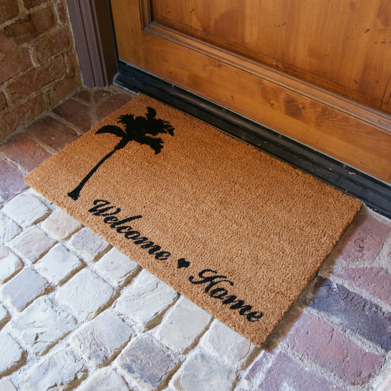 Rubber-Cal Return to Relaxation – Beach Themed Welcome Home Mat 15mm 18