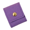thumbnail image 2 of 3 mini estuches de viaje para joyas, caja para anillos, portátil, con dijes, pequeña bolsa para joyas, ideal para fiestas, bodas, playa y anillos. Violeta, 2 of 6