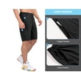 thumbnail image 6 of Little Donkey Andy Men's Cycling Shorts with Detachable Liner, Lightweight Padded Mountain Bike MTB Loose-fit Black XXL, 6 of 7