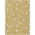 thumbnail image 2 of Addison Rugs Chantille Indoor/Outdoor Transitional Holiday Gold Machine Washable Rectangle Rug, 10' x 14', 2 of 7