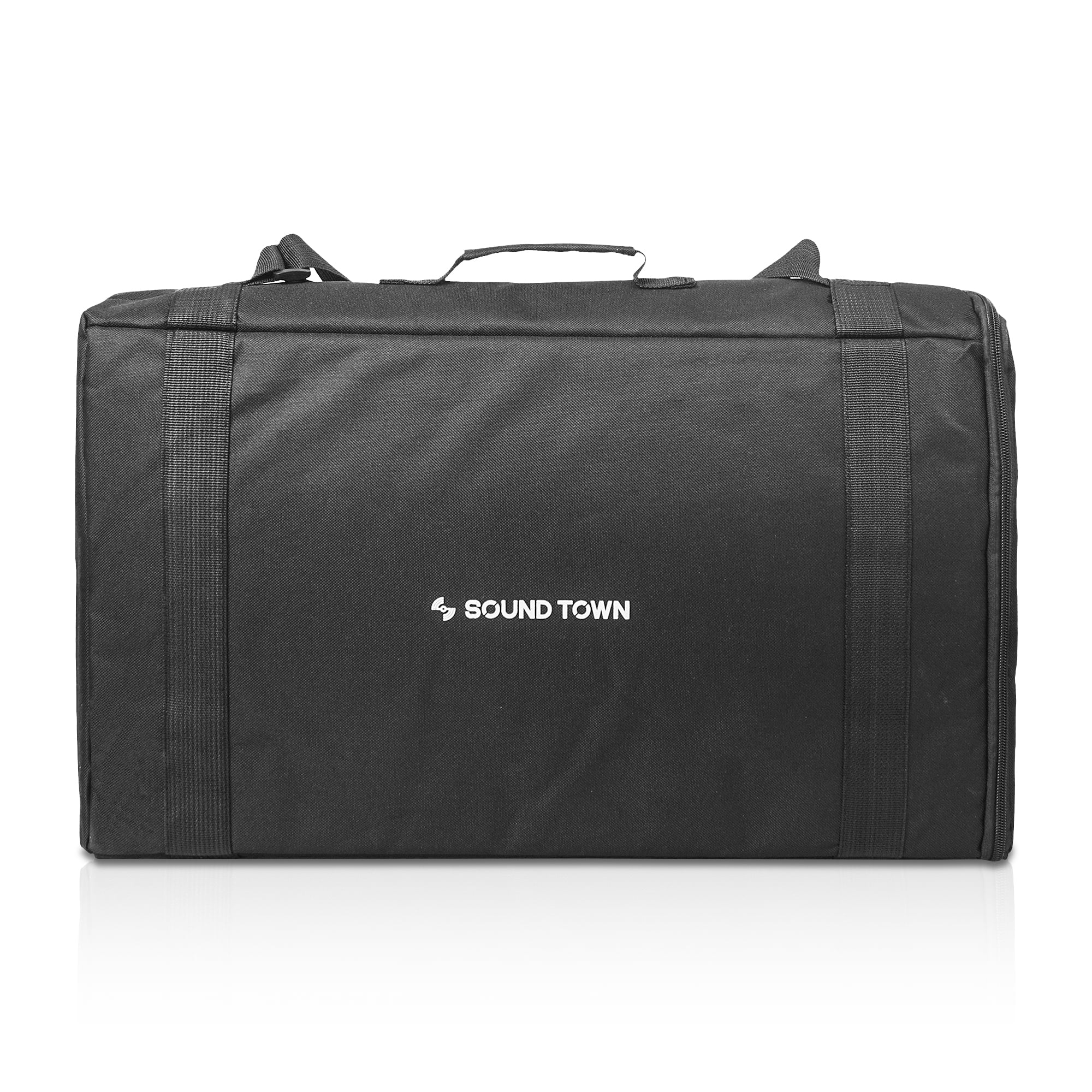 Sound Town Portable Bluetooth Steel ABS PA Systems, Black