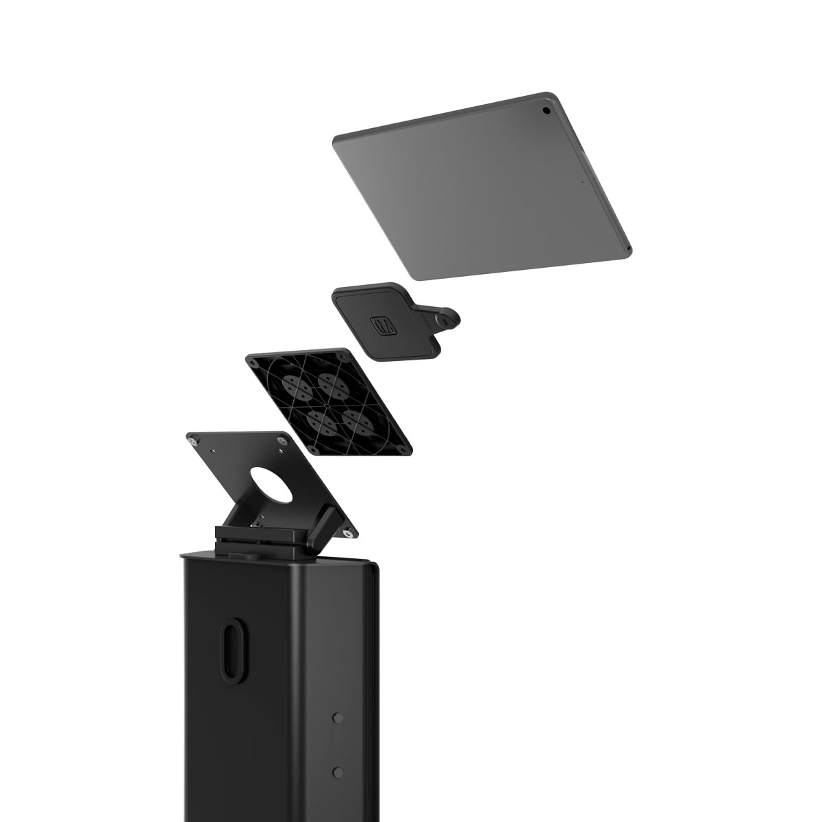 Universal Tablet Magnetix Brandable Floor Stand Black