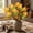 Green, variant on Artificial Pumpkin Branches Halloween Thanksgiving Decor Fall Floral Arrangement Mini Pumpkin Stems Vase Filler Home Table Mantel Fireplace Party Decoration Holiday Ornament