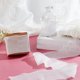 thumbnail image 5 of Cinta de organza blanca de 10,94 yardas con cuentas de perlas, encaje transparente con cuentas de plástico para coser, hacer manualidades y decorar bodas., 5 of 6