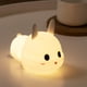 thumbnail image 3 of Conejo LED Sensor táctil luz lámpara de noche luz de noche USB Estilo de control remoto jinwen Luz de noche de silicona, 3 of 8