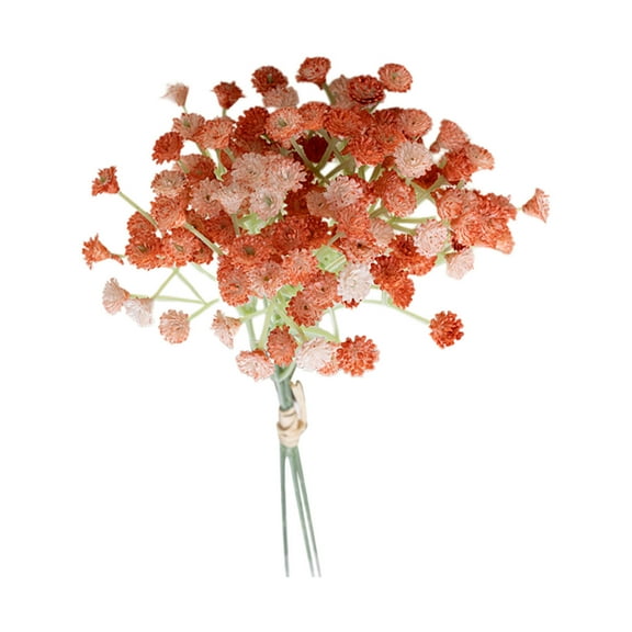 Artificial Flower Bouquet - 12.2 Inch Realistic Floral Wall Decor, Home/Wedding Decoration Bendable Stems Fake Flower Arrangement(Light Purple)