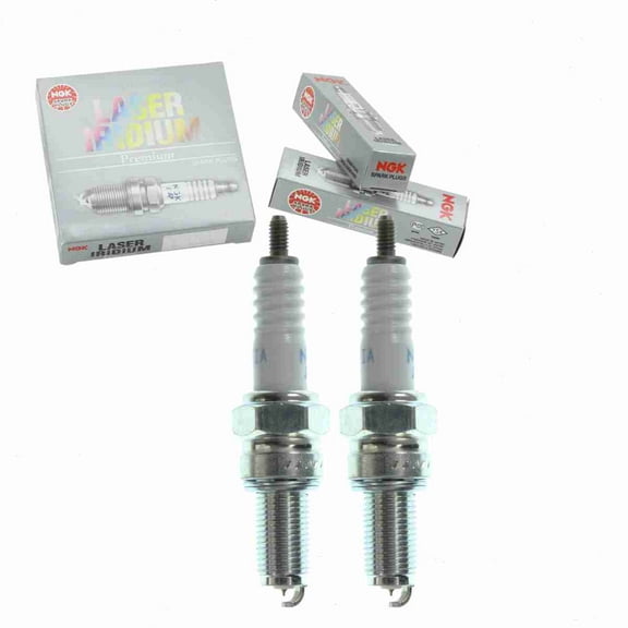 2 pc NGK 4708 Laser Iridium Spark Plugs for 09482-00597 Ignition Wire Secondary