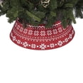 thumbnail image 2 of Evergreen 30" Christmas Sweater Fabric Tree Collar- Indoor Christmas Decoration, 2 of 2