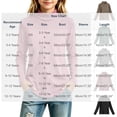 thumbnail image 3 of Girls Turtleneck Long Sleeve Shirts, Soft‑Stretch Mock‑Neck Basic Pullover Top, Casual Curved‑Hem Fitted Layering Tee, 3 of 6