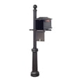 thumbnail image 3 of Special Lite Products SCK1017-SPK592-BLK Kingston Curbside Fresno Mailbox Post - Black, 3 of 5