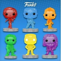 Funko Pop! Artist Series: Infinity Saga – Set of 6 Vinyl Bobbleheads (Black Widow / Cap America / Hawkeye / Hulk / Iron Man / Thor)