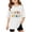 White, variant on Miaoju Girl Tops Crew Neck Letter Print Short Sleeve T Shirt Casual Tee Tops Summer Clothes for Girls
