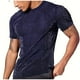 thumbnail image 2 of pstuiky camisetas de hombre, Camiseta de manga corta con cuello redondo y malla transparente de alto rebote con tirador brillante para hombre ropa de hombre l, 2 of 7