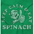 thumbnail image 2 of Keep Calm And Eat Spinach Popeye Crewneck T Shirts Boy Girl Teen Brisco Brands M, 2 of 5