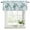 Turquoise White, variant on Aqua Jellyfish Curtain Valances for Windows, Kitchen Valance Window Treatments Panel 2 Pack, Coastal Nautical Ocean Shells Seaweed Rod Pocket Short Curtains for Bathroom Bedroom 42 x 18 Inch