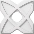 thumbnail image 1 of Ekena Millwork CMP10TS-03000 10 in. OD x 3 in. ID Square Titus Architectural Grade PVC Contemporary Ceiling Medallion, 1 of 1
