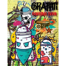 Download Dover Coloring Books Graffiti Art Coloring Book Paperback Walmart Com Walmart Com