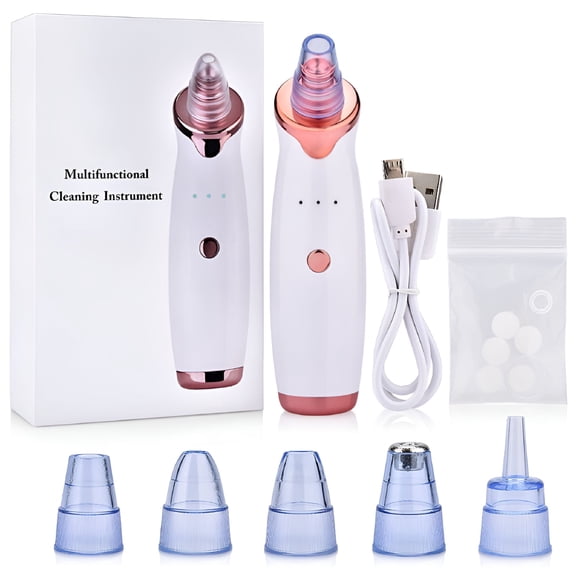 EXLEAF Pore Vacuum Blackhead Remover Facial Pimple Extractor Nose Removal with Suction