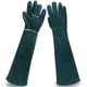 thumbnail image 1 of Guantes de manipulación de animales, guantes de protección de reptiles a prueba de mordeduras, guantes de cuero de vaca para manipulación de serpientes, guantes de entrenamiento para perros, 1 of 7