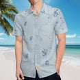 thumbnail image 5 of High Quality Hawaiian Shirts for Men Short Sleeve Aloha Beach Shirt Floral Summer Casual Button Down Shirts Blouses TFGW8O, 5 of 7