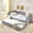 Black, variant on Harper & Bright Designs Full Size Gingham Daybed with Pull‑out Trundle, Upholstered Sleeper Sofa with Solid Wood Frame, Convertible Sofa Bed with Side Storage and Rolling Wheels for Bedroom, Blue