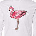 thumbnail image 4 of Inktastic Pink Flamingo Long Sleeve Youth T-Shirt, 4 of 5