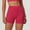 Rose Red, variant on LYMAYTER Women's Summer Booty Lift Workout Shorts High Waisted Quick-Dry Casual Sportswear S-XL