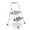 Gray, variant on edx 2 Step Ladder, Portable Folding Step Stool Heavy Duty, Anti-Slip, Lightweight 800Lbs Capacity, For Kitchen, Garage & Outdoor Use, Black