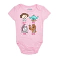 thumbnail image 2 of STAR WARS Baby Girls Bodysuits 5-Pack - Baby Girls' Bodysuits with Princess Leia, R2-D2, Yoda, Chewbacca (3-6M), 2 of 3