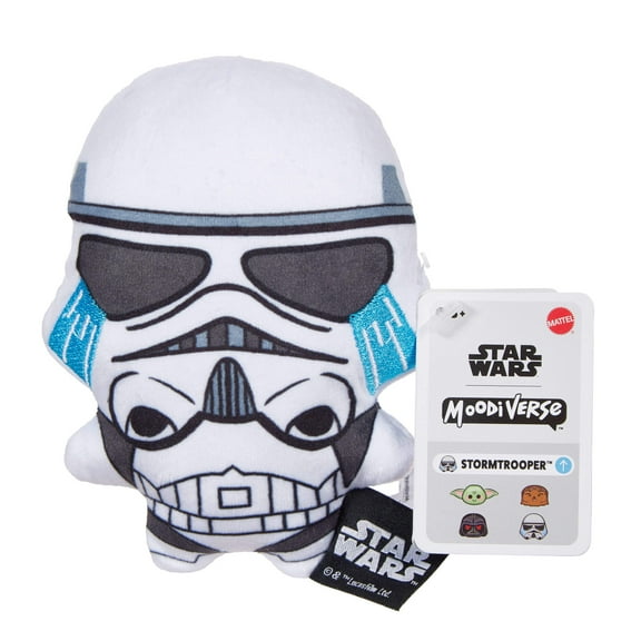 Star Wars Moodiverse Plush Figures with Emotion-Inspired Design, Small Collectible Soft Toys (Styles May Vary)