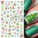 thumbnail image 1 of Pegatina 3D de Navidad para decoración de uñas, calcomanía deslizante de invierno para manicura de Año Nuevo, Navidad, rojo, Papá Noel, copo de nieve, alce, pingüino, acebo, BEF889, 2022, 1 of 4