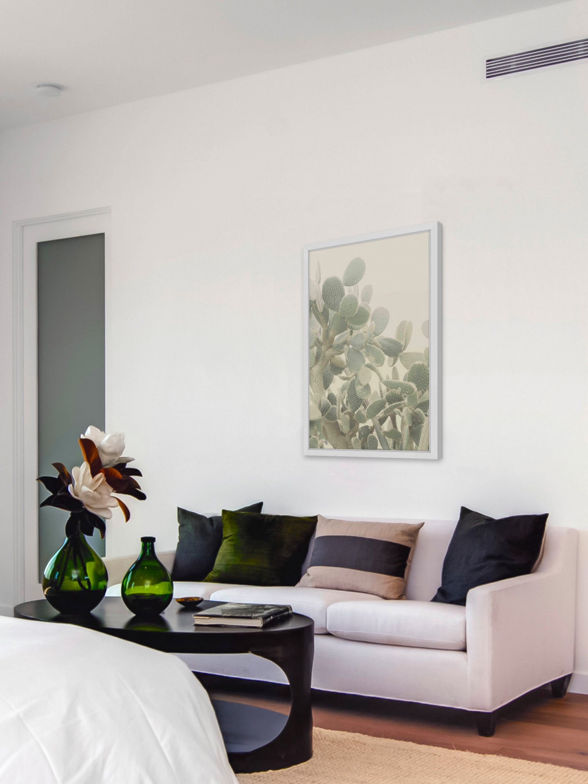 Neblina de Cactus Framed Painting Print