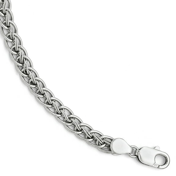 FJC Finejewelers Sterling Silver Polished Link Bracelet