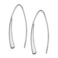 thumbnail image 1 of Sterling Silver Polished Rhodium Plated Fancy Bar Thread Earrings QE9079, 1 of 2