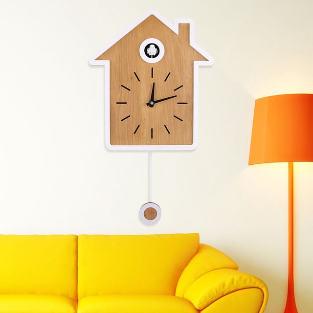 Swing Clock Birdhouse Cuckoo Design Clock Clock Tiny Modern Cuckoo Clock Office For Home