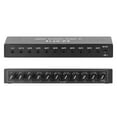 thumbnail image 3 of Yeacher 3.5mm Stereo Headphone Amplifier 10 Ways Output Multi-Channels Audio Distributor Independent Control Amplifier, 3 of 8