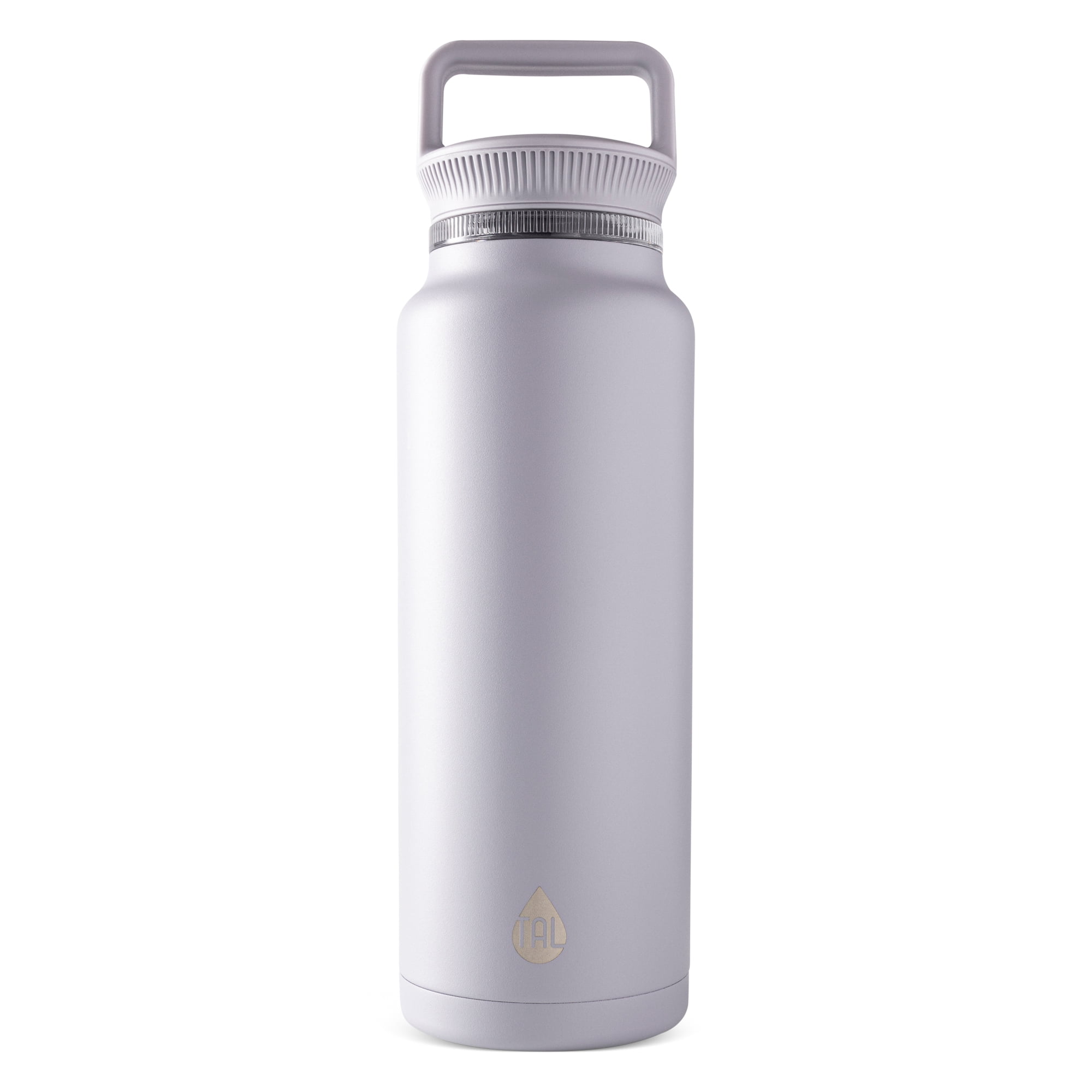 (2 pack) TAL Stainless Steel Everett Water Bottle with Tritan Spout 50oz, Gray Blue