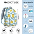 thumbnail image 6 of Egg-Themed Commuter Backpack - Trendy College Bookbag, Lightweight Laptop Bag for School, Spacious Egg Print Design for Students & Professionals, 6 of 6
