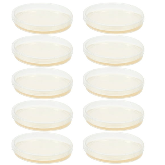 10 placas de agar portátiles pre-vertido, placas de Petri de agar, suministros para proyectos científicos