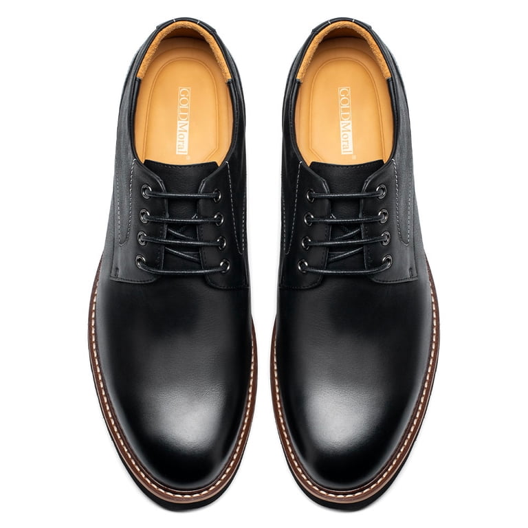 US7.5 CHAMARIPA Elevator Shoes men Black Oxford Shoes height increase 8cm/3.15” Elevator Shoes For Men - Height Increasing Dress Shoes  main image 2